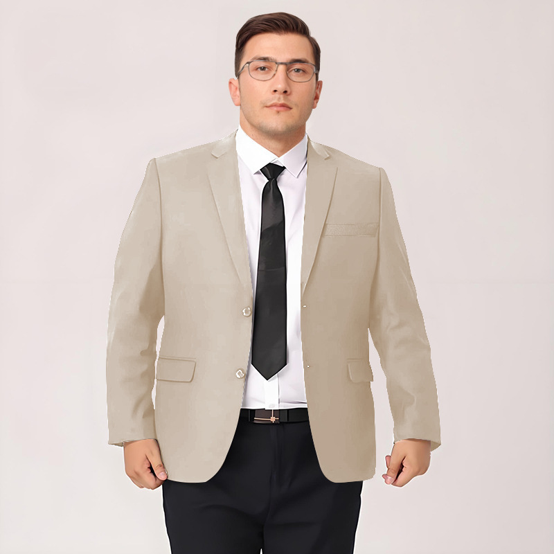 Men's Beige Suit Blazer