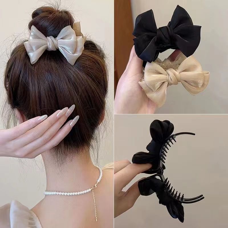 Bow Hair Claw Clip