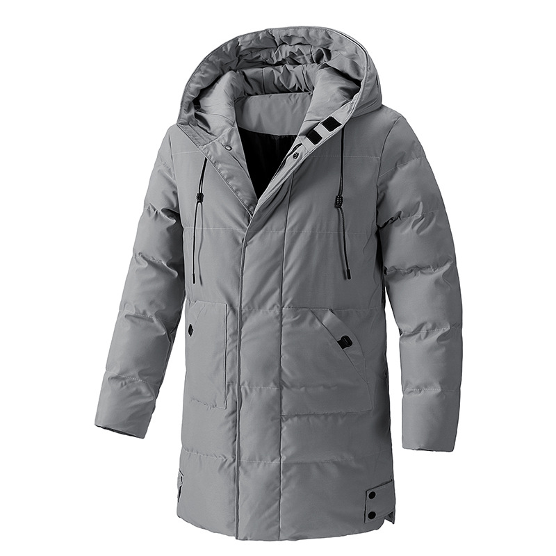 Men's black winter parka