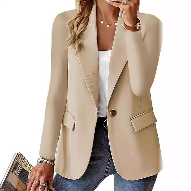 Women's Casual Khaki Blazer