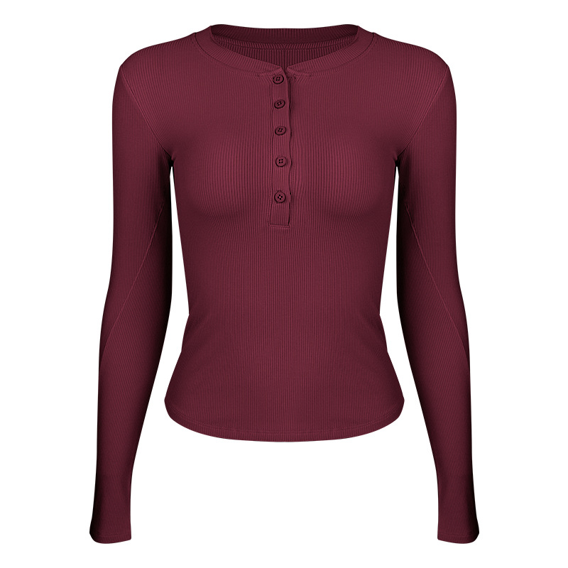 Light Blue Long Sleeve Tennis Top