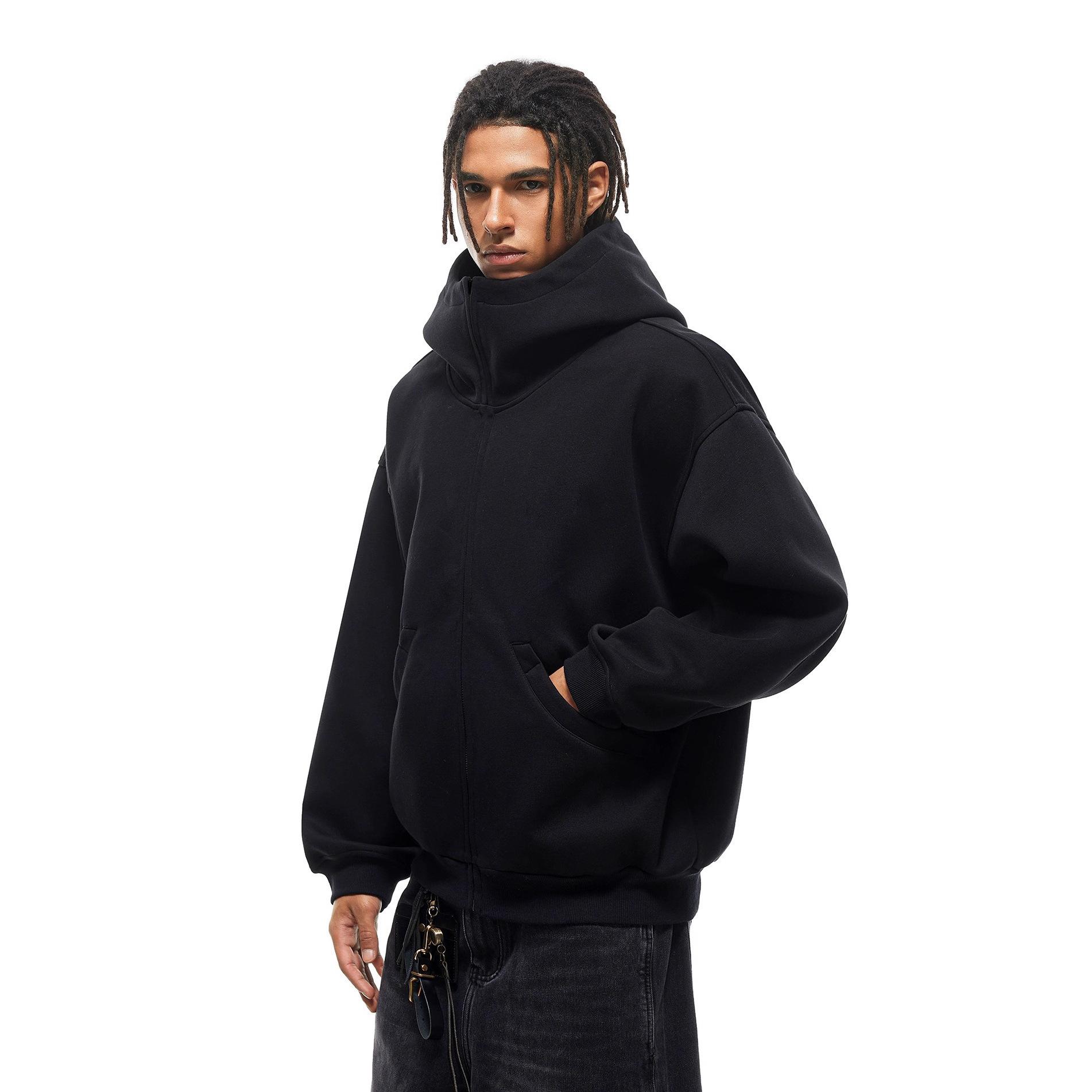 Black Oversized Hoodie