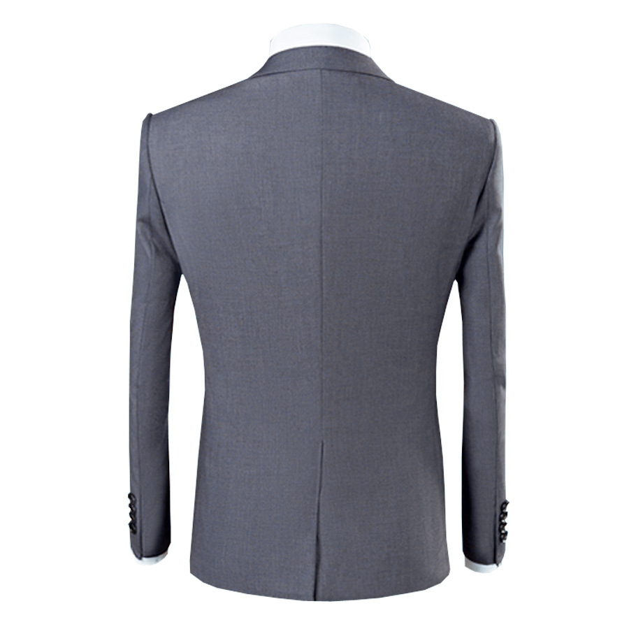 Men's Classic Grey Suit (2 PCS)