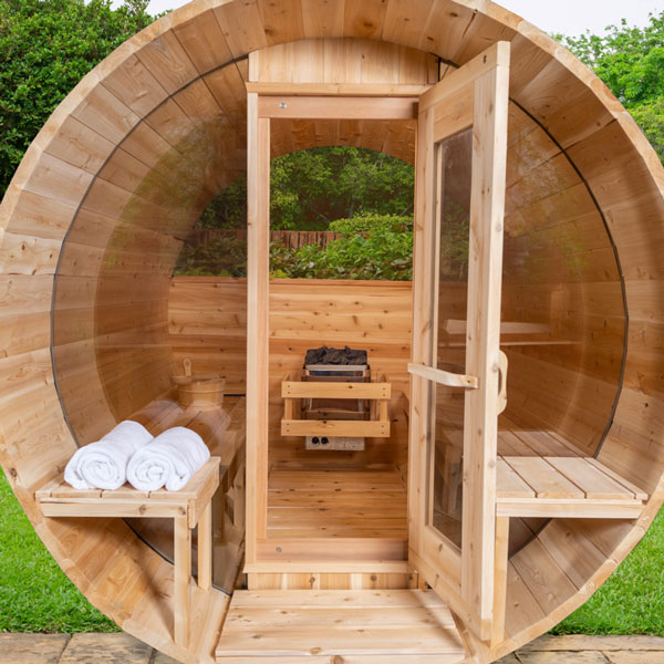 Leisurecraft Canadian Timber Serenity MP Barrel Sauna 