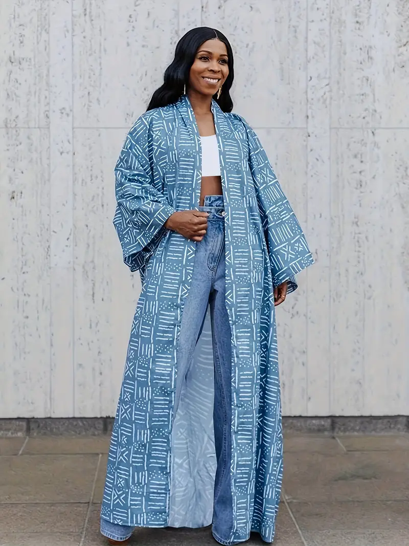 Custom African Print Kimono
