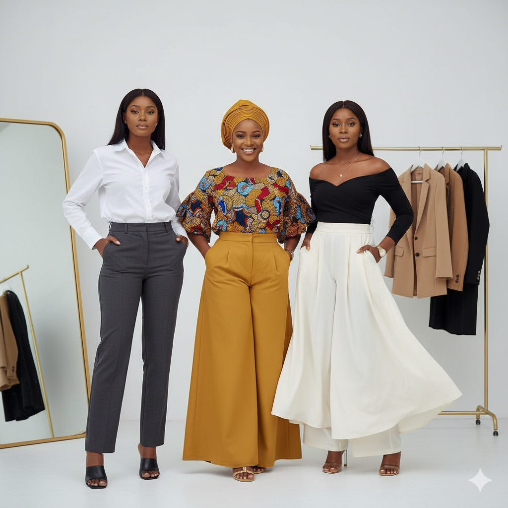 Straight and Palazzo Pants