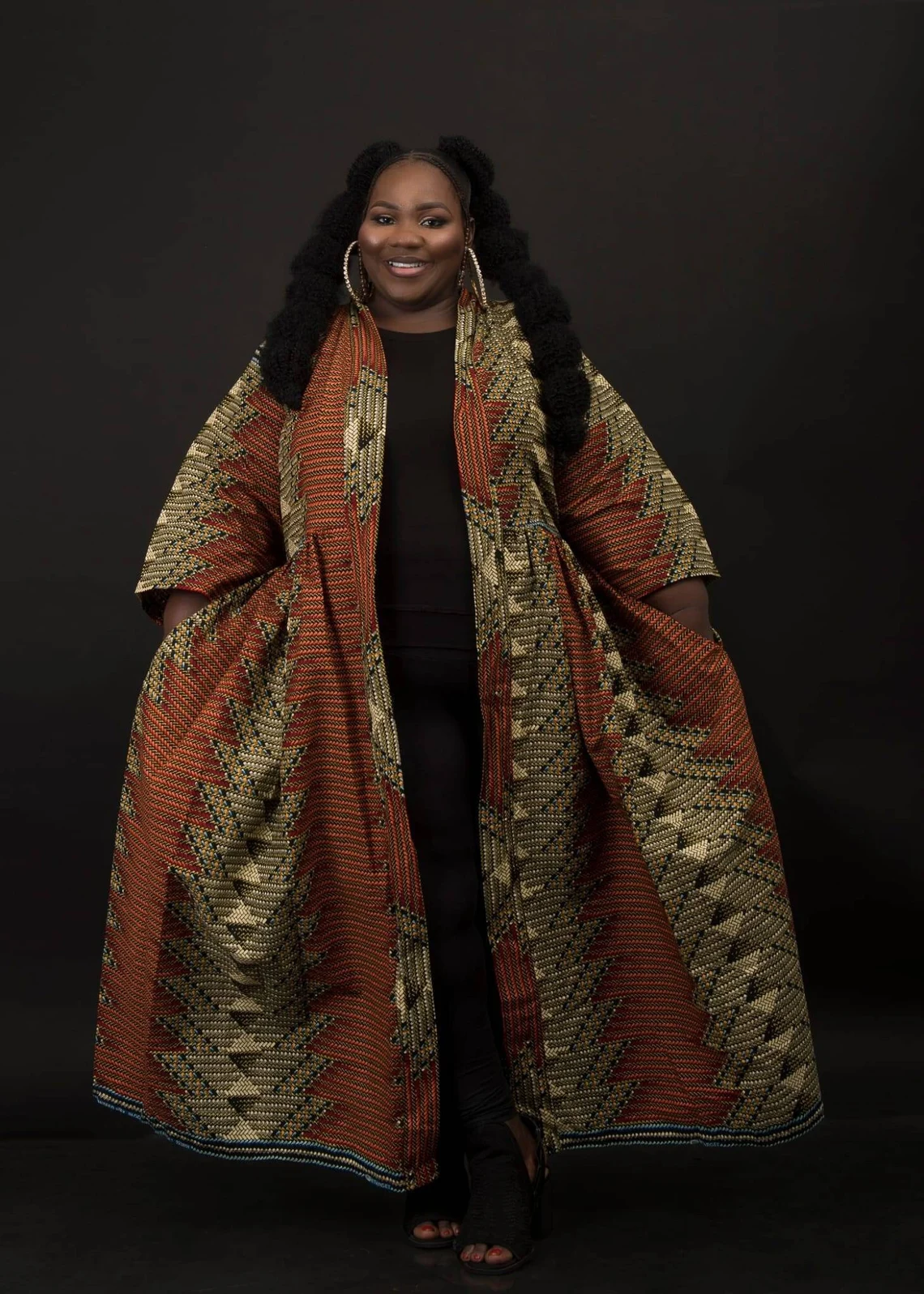 Custom African Print Kimono