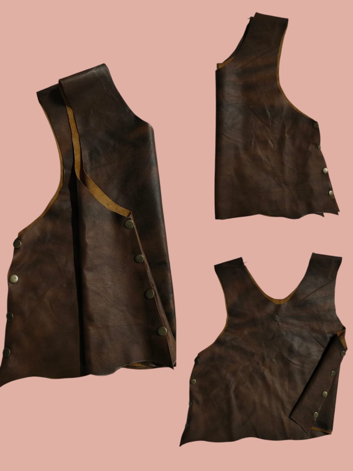 Chalecos de cuero artesanales