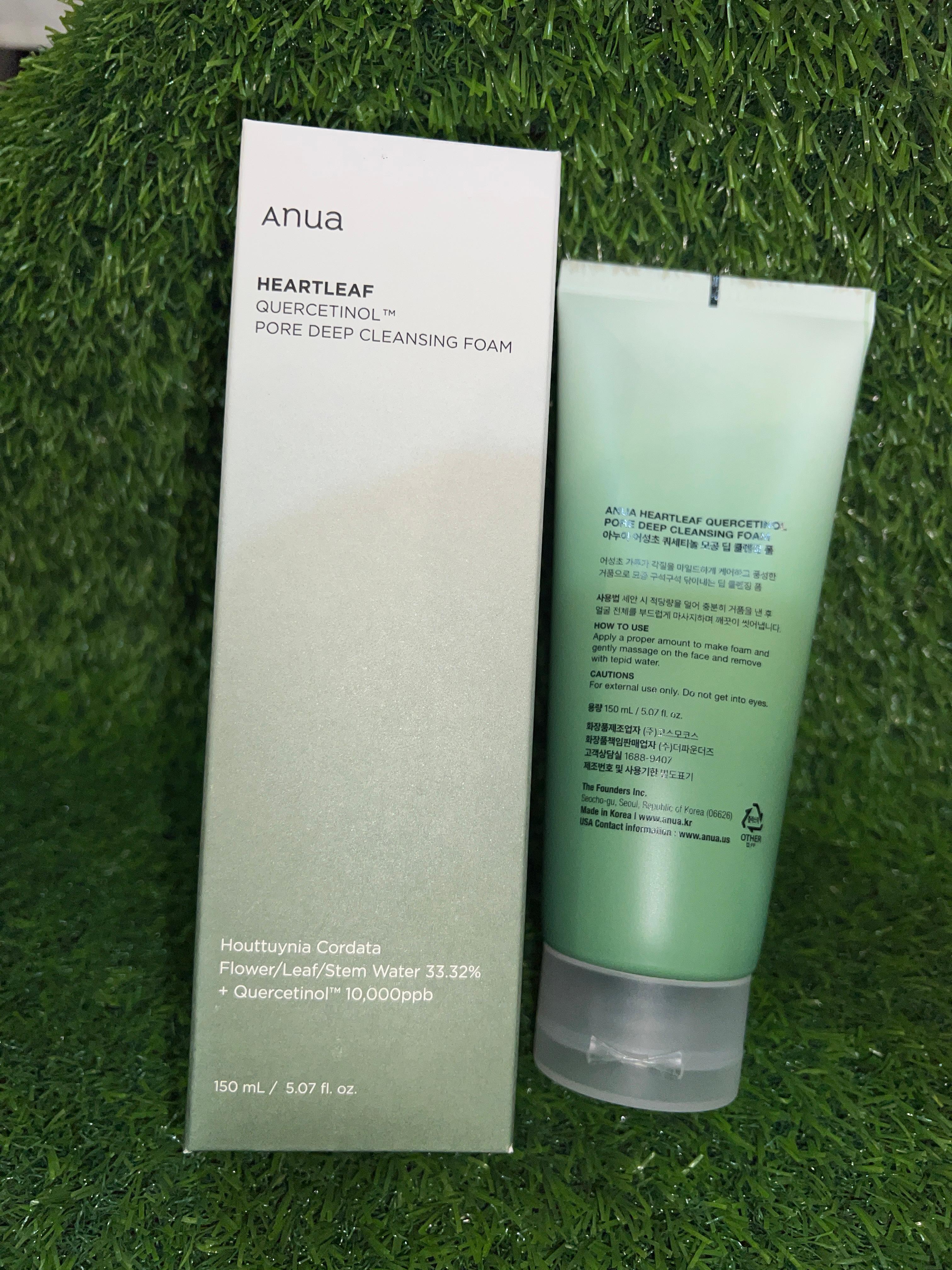 Anua Heartleaf Quercetinol Pore Deep Cleansing Foam 150ml