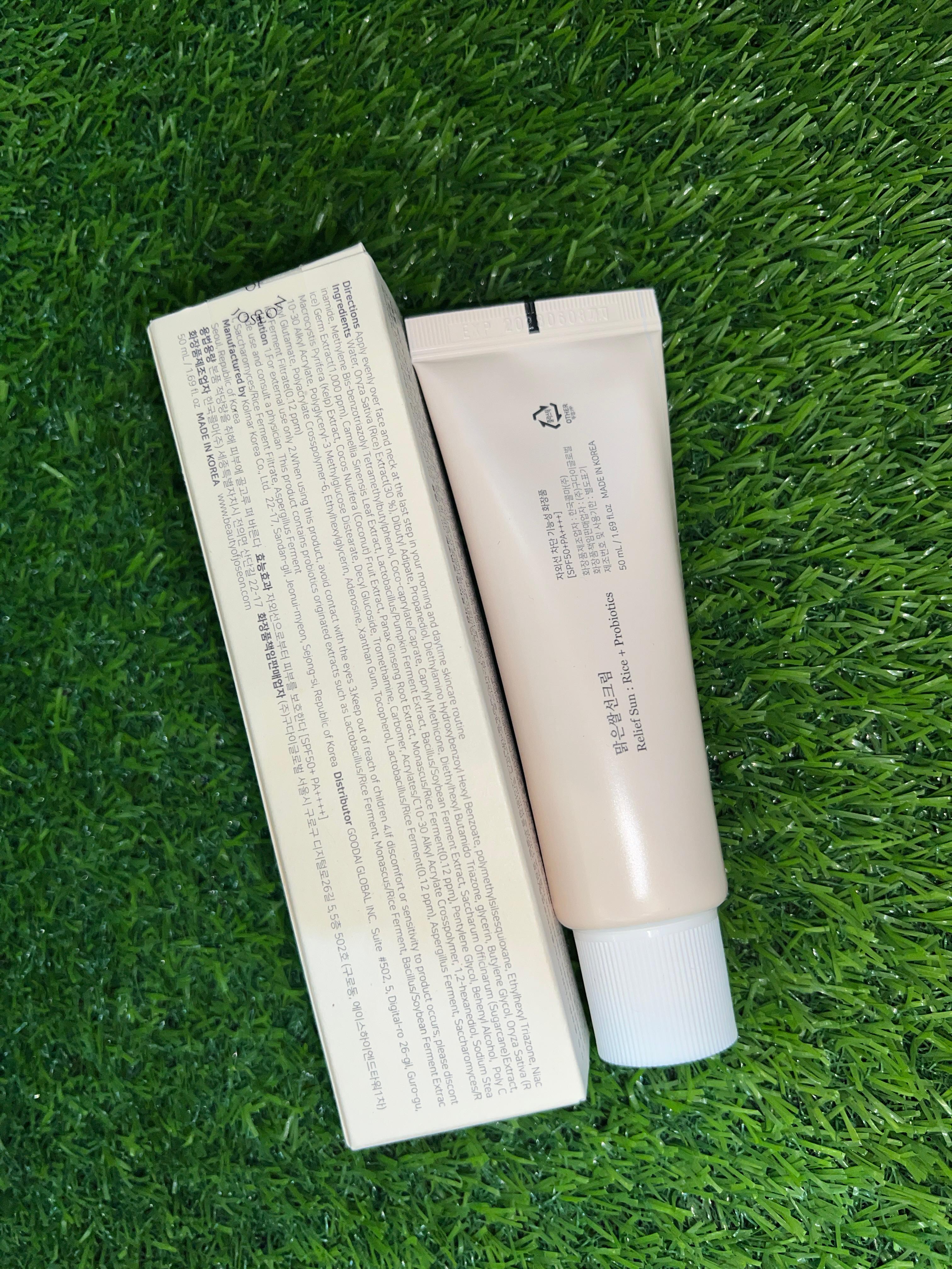 Beauty Of Joseon Relief Sun Rice + Probiotics SPF50 50ml