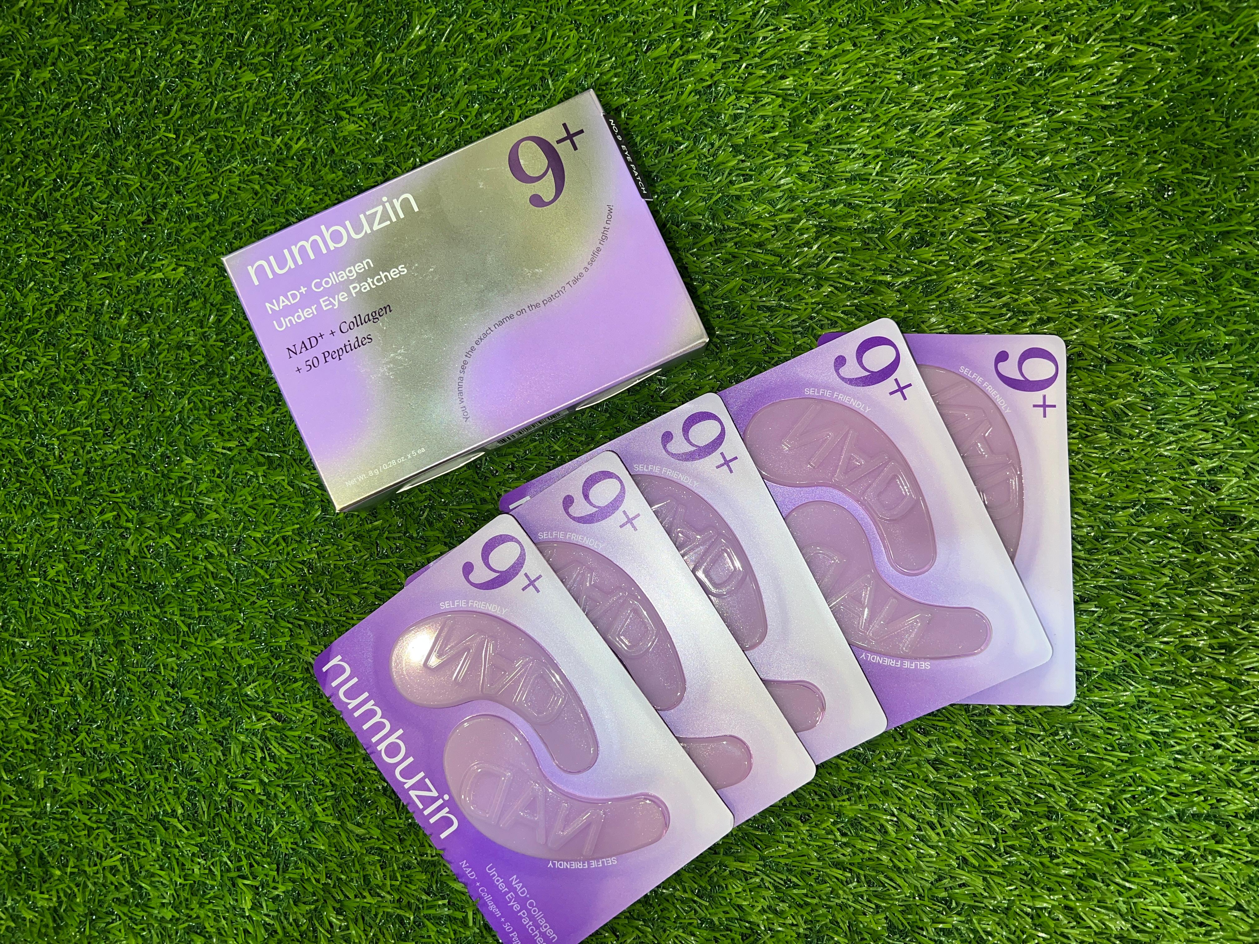Numbuzin No.9 NAD+ Collagen +50 Peptides Eye Patches 8g