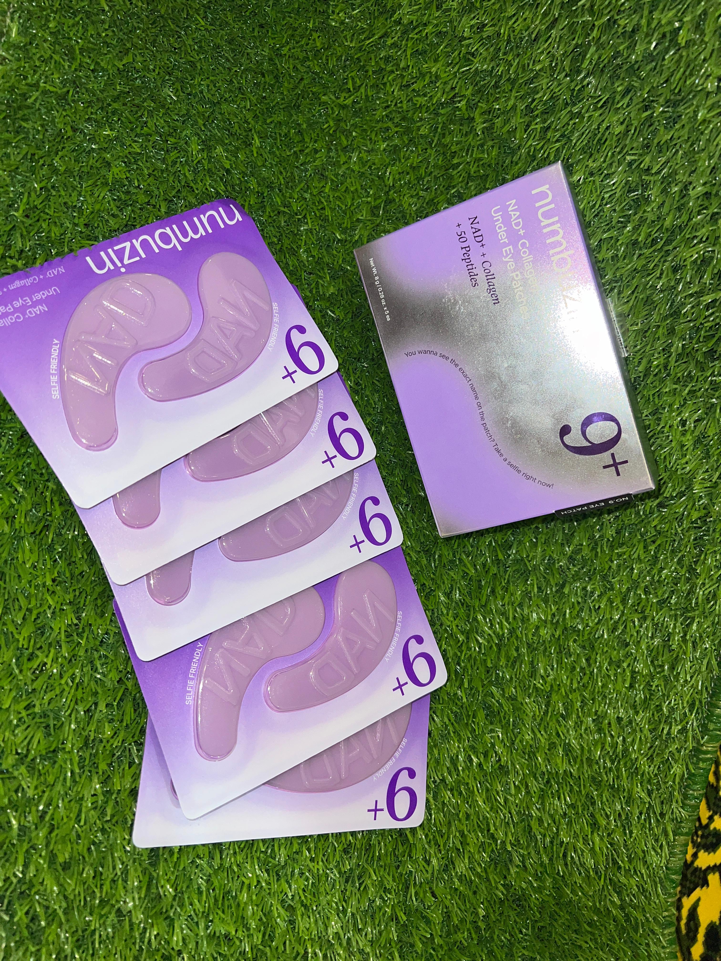 Numbuzin No.9 NAD+ Collagen +50 Peptides Eye Patches 8g