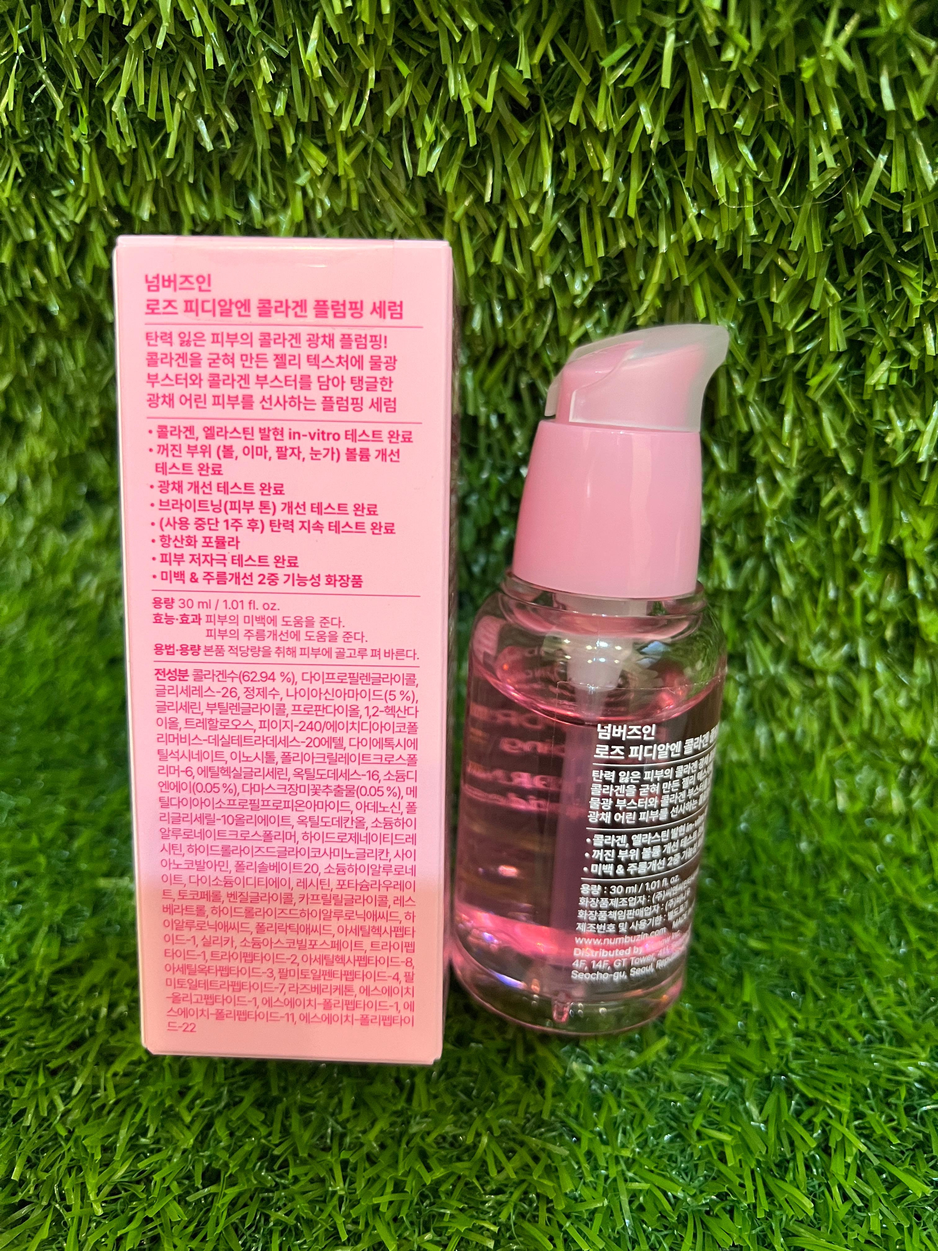 Numbuzin No.2 Rose PDRN Collagen Plumping Serum 30ml