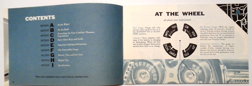 1957 Chrysler Imperial Owner’s Manual Pre-Owned