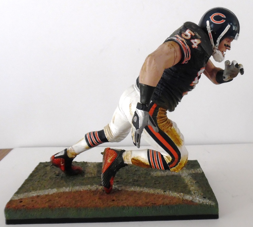 Vintage Brian Urlacher Statue McFarlane Toys with Base Pre-Owned