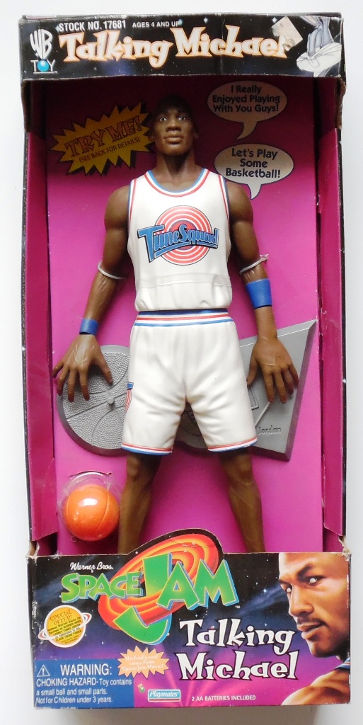 Talking Michael Jordan Space Jam Action Figure Pre -Owned