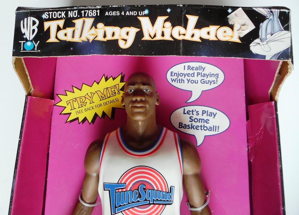 Talking Michael Jordan Space Jam Action Figure Pre -Owned