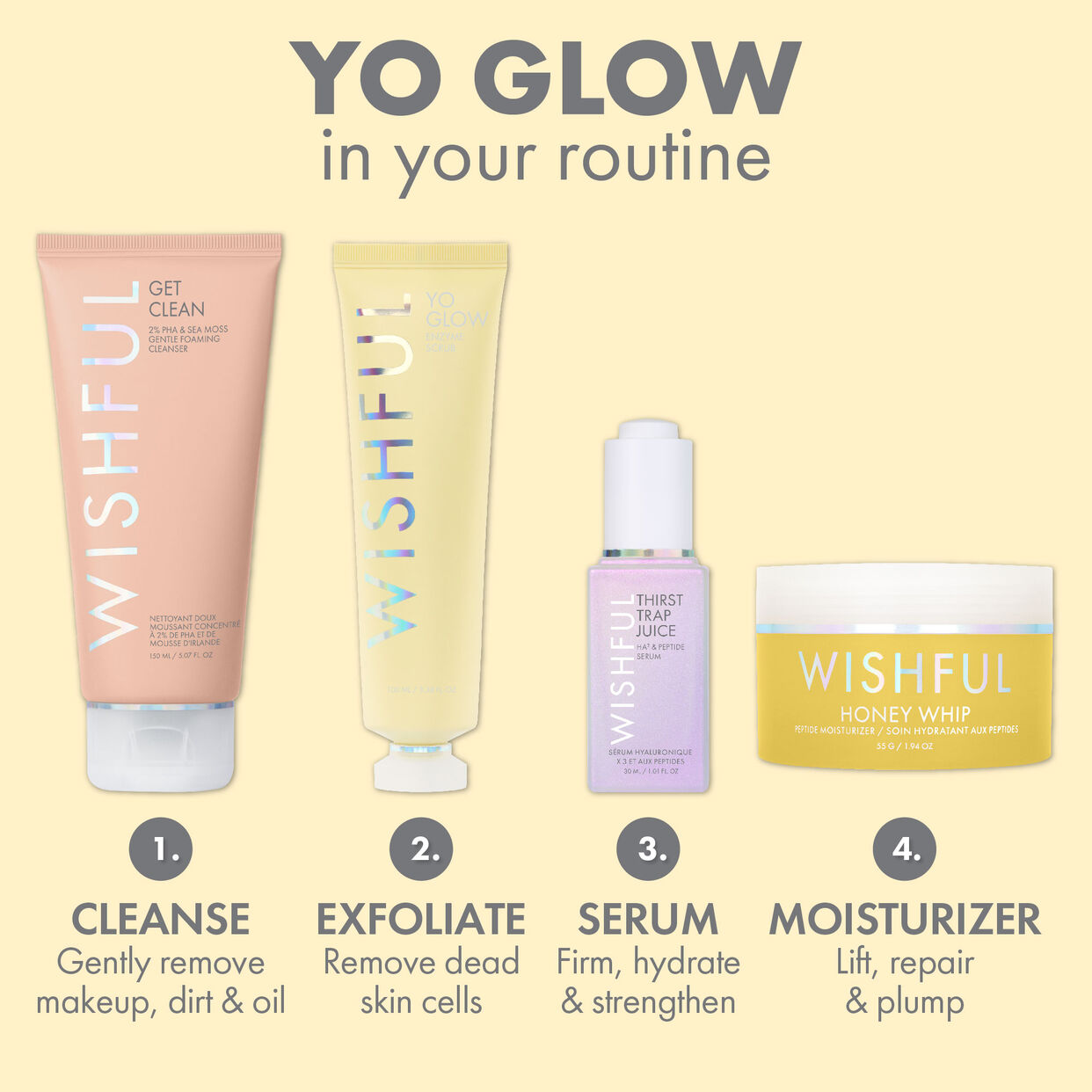 Yo Glow AHA & BHA Facial Enzyme Scrub