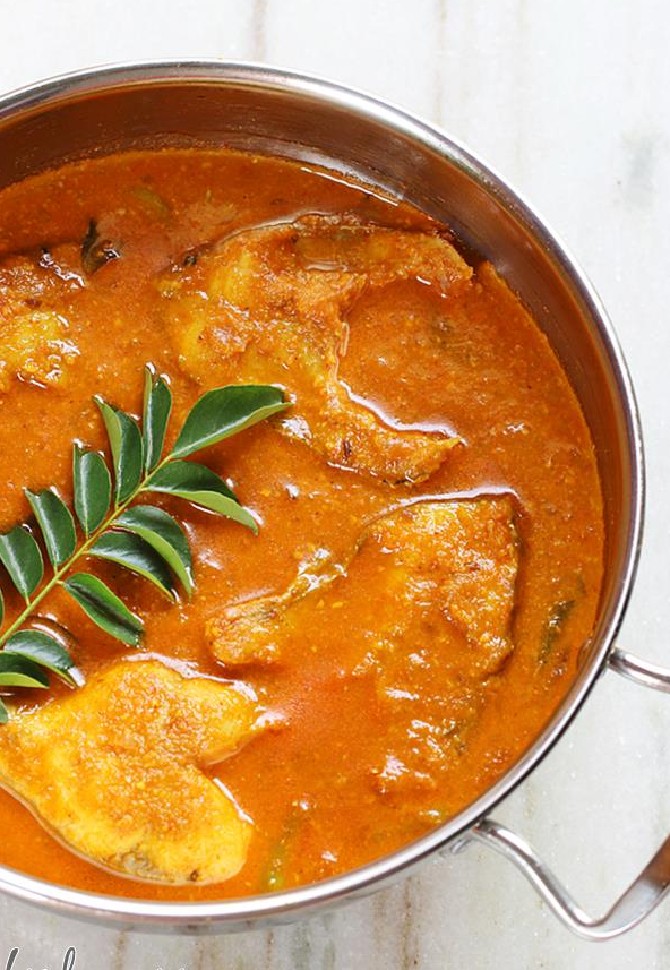 Indian Fish & Prawn Masala with Fragrant Rice