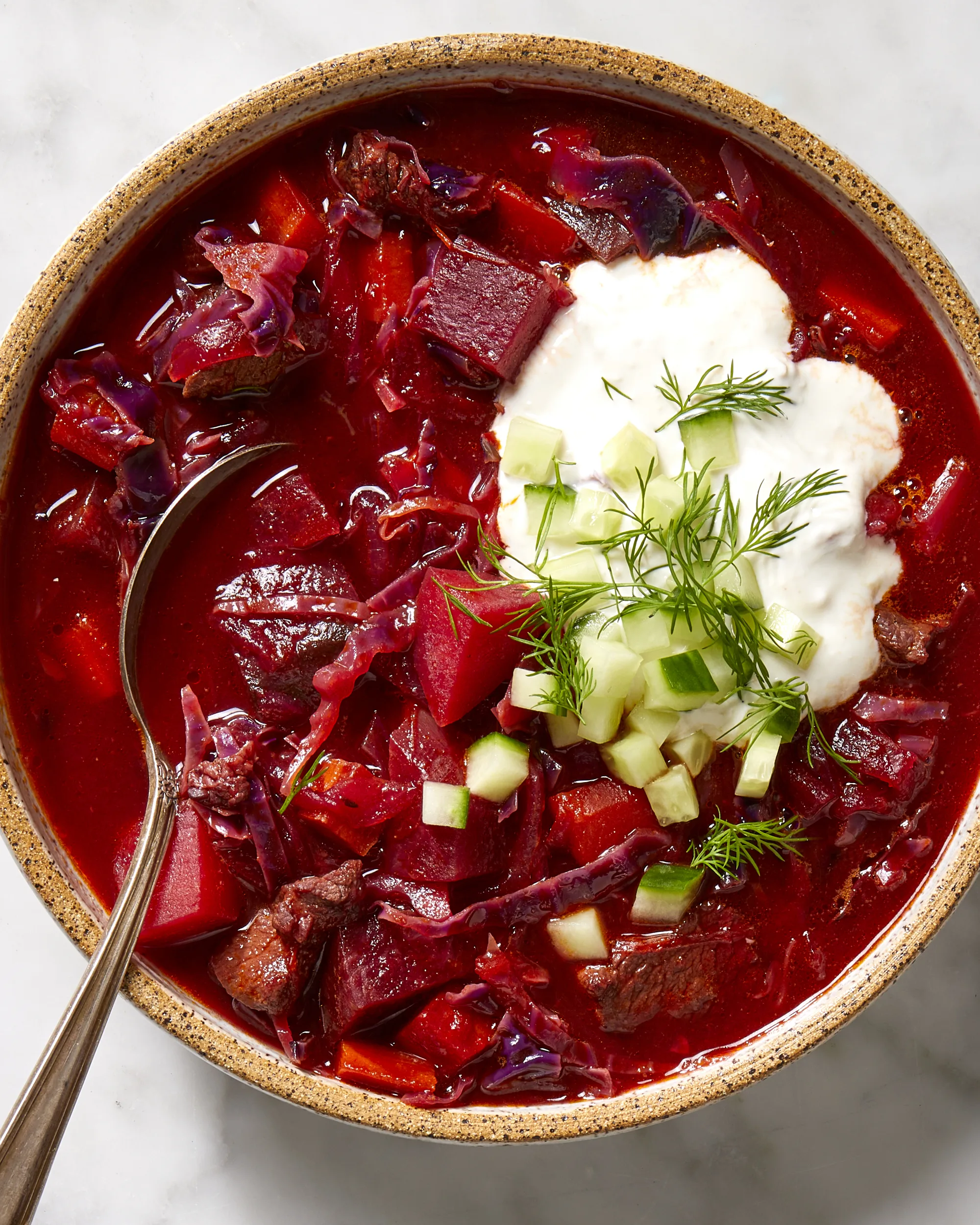 Red Borsch, Hearty Beef & Vegetable Soup