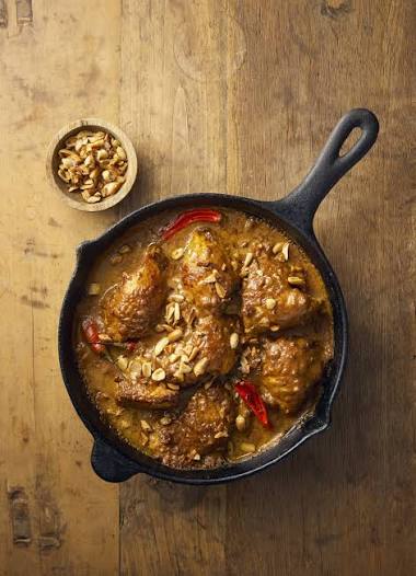 Braised Nutty Satay Chicken with Fragrant Rice
