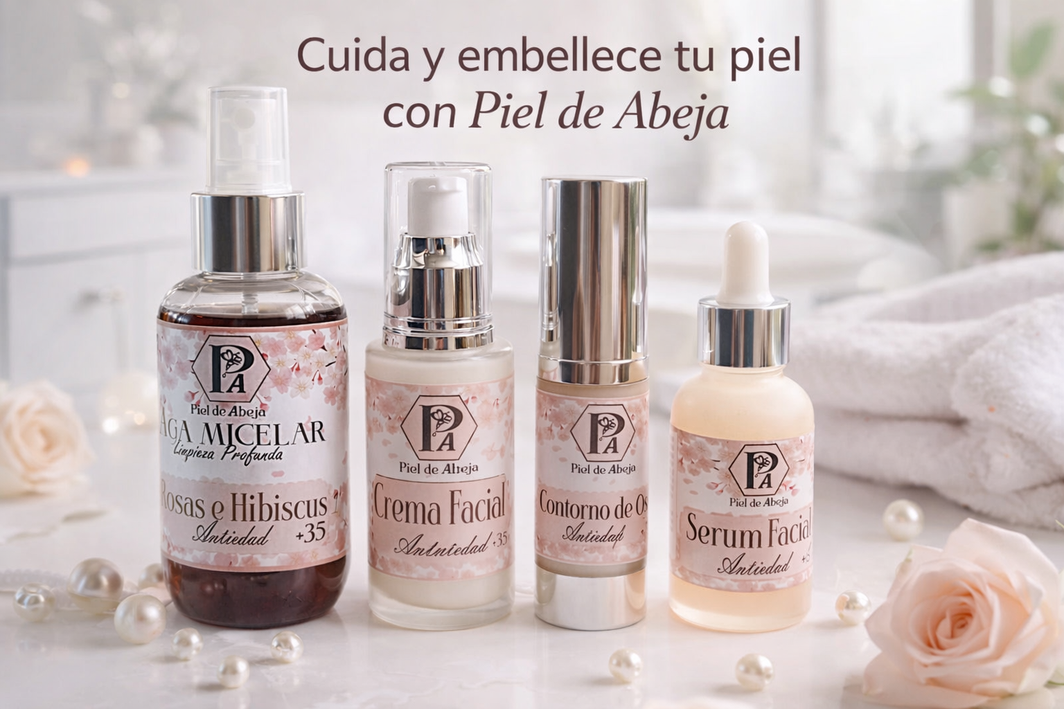 Kit Skin Care Regenerante Piel de Abeja | Rutina Completa Antiedad