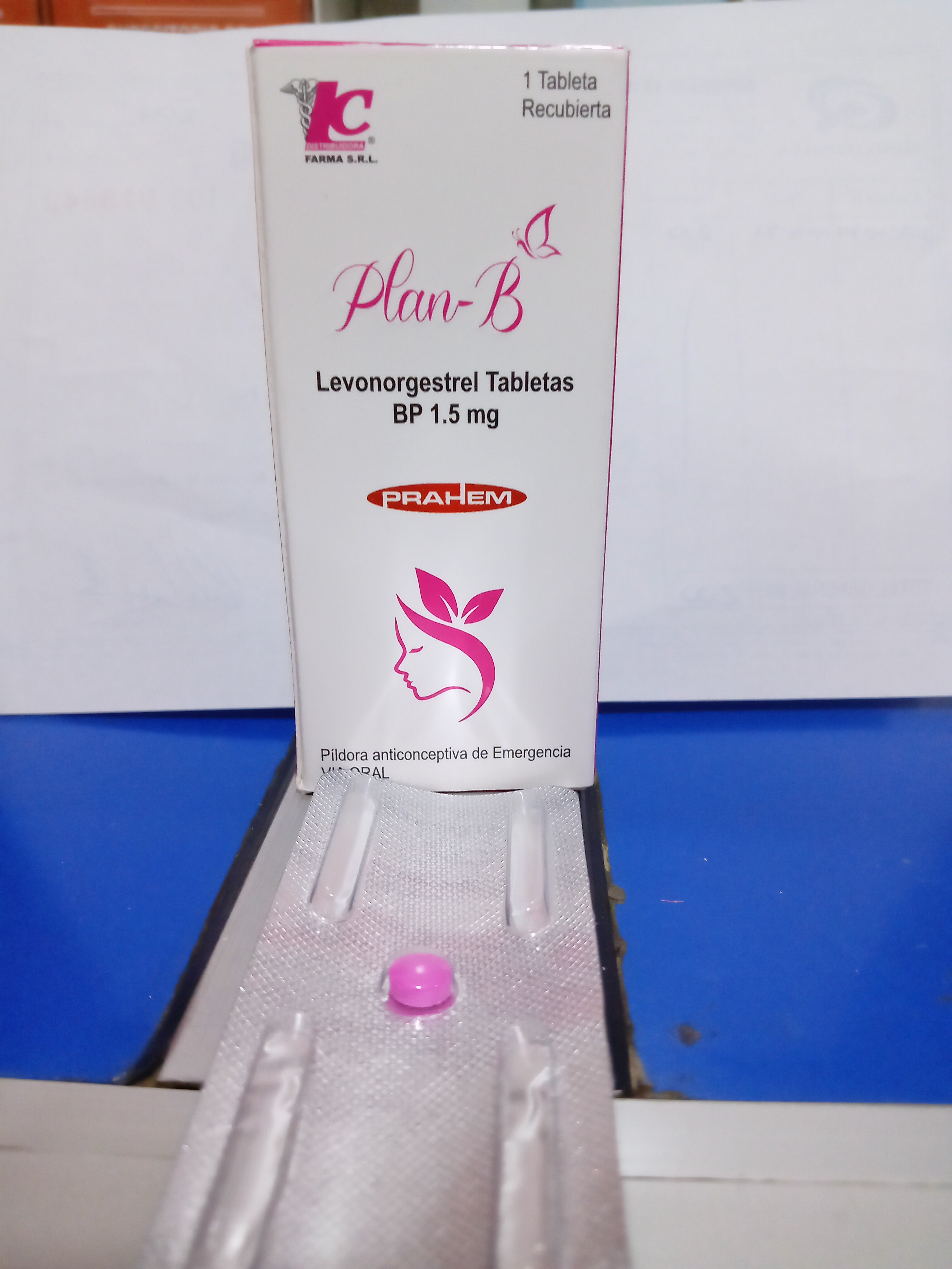 Plan-B X Comprimido levonogestrel 1.5 mg