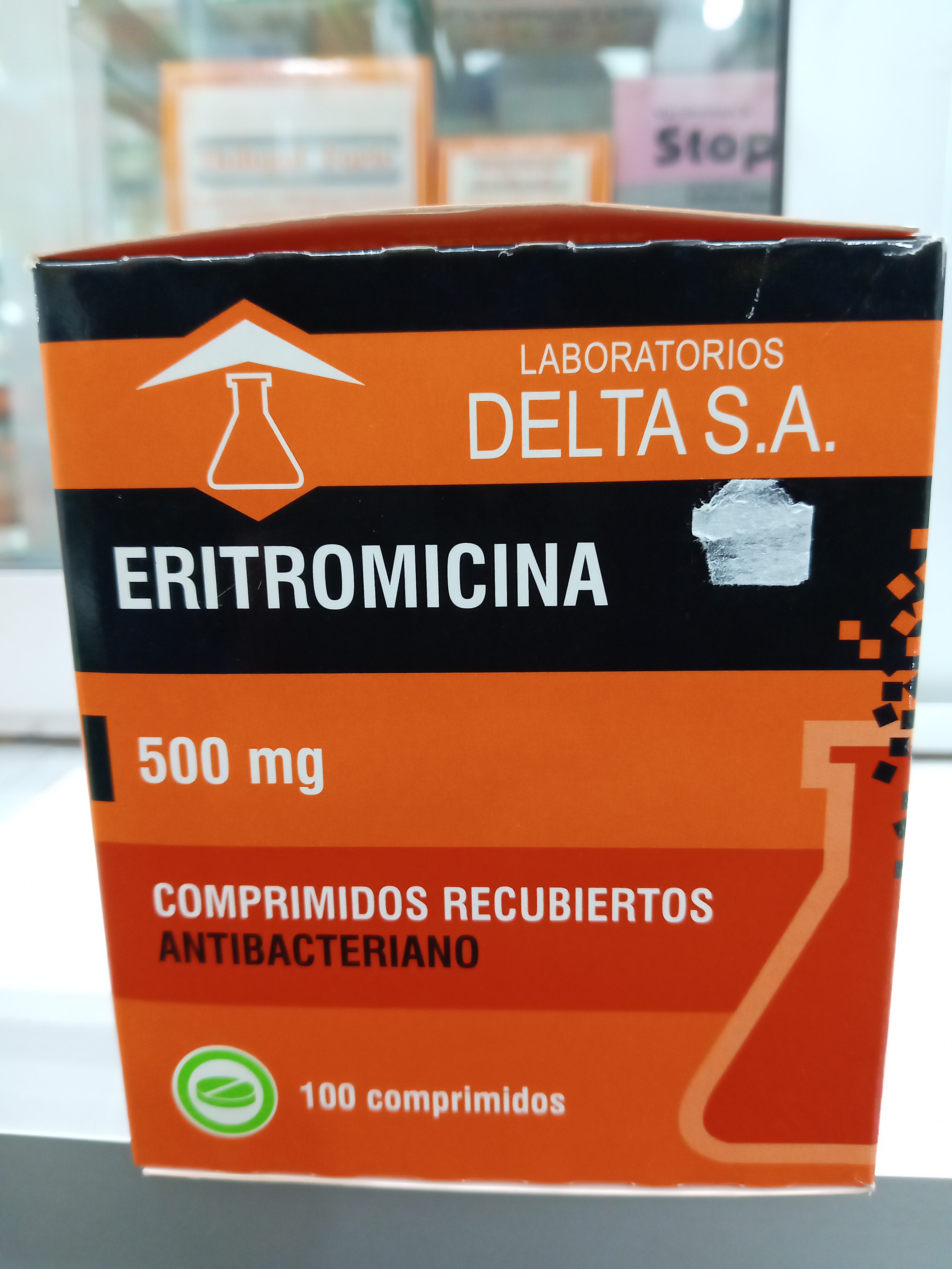 Eritromicina 500 mg X comprimido