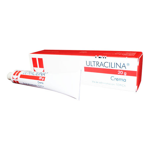Ultracilina Crema X Tubo 20g Dexametasona 0.05%-gentamicina sulfato 0.1%-bifonazol 1%. Corticoides antibacterianos antimicoticos.