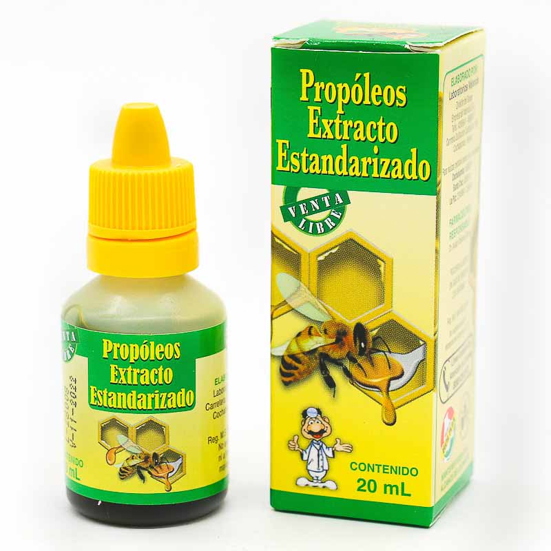 Propóleo Extracto Estandarizado X Gotas 20 mL (Propóleo,Extracto Estandarizado)