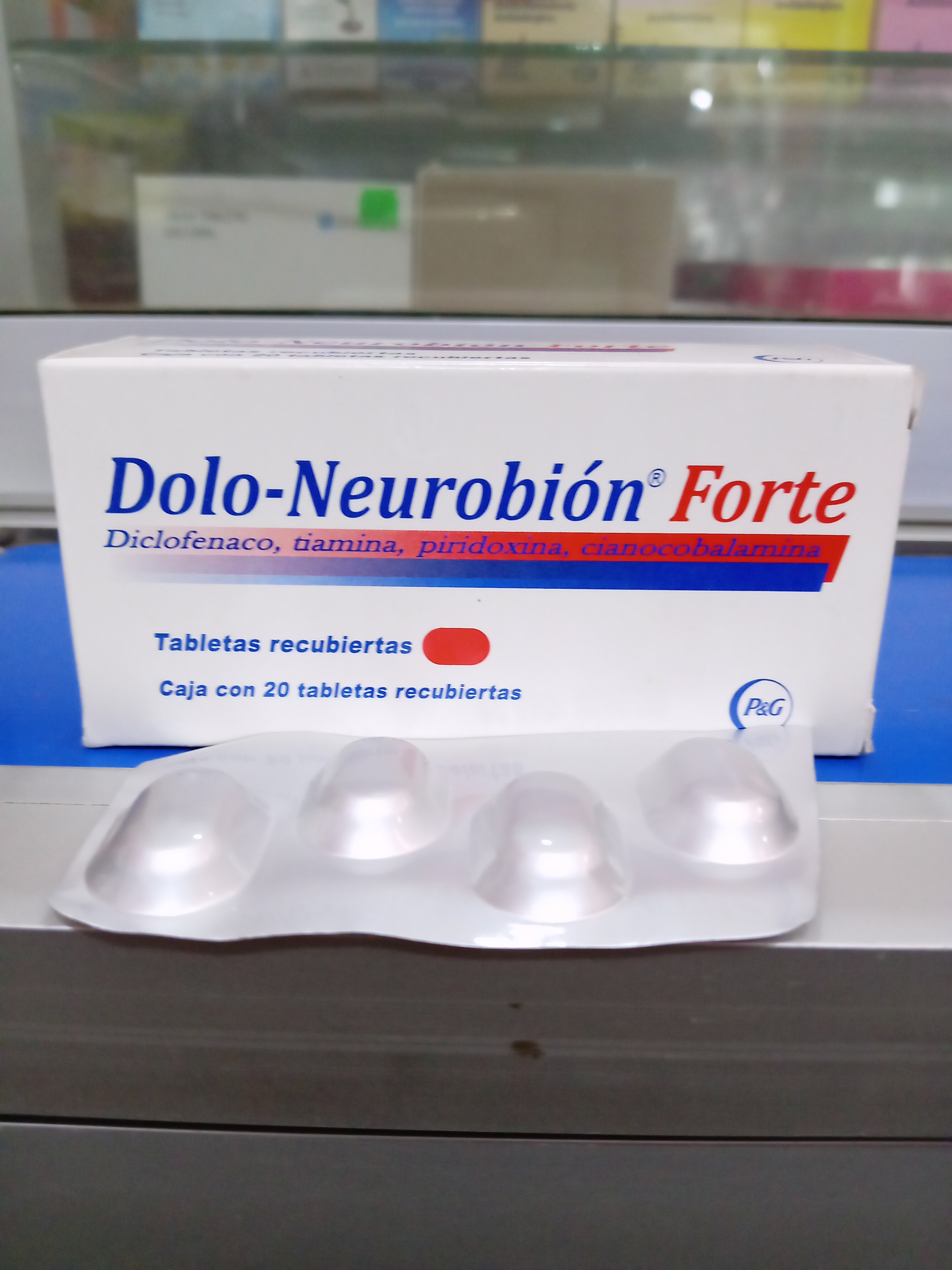 Dolo-Neurobión Forte X tableta Diclofenaco Sodico 50 mg, tíamina (B1) , piridoxina (B6) cianocobalamina (b12)