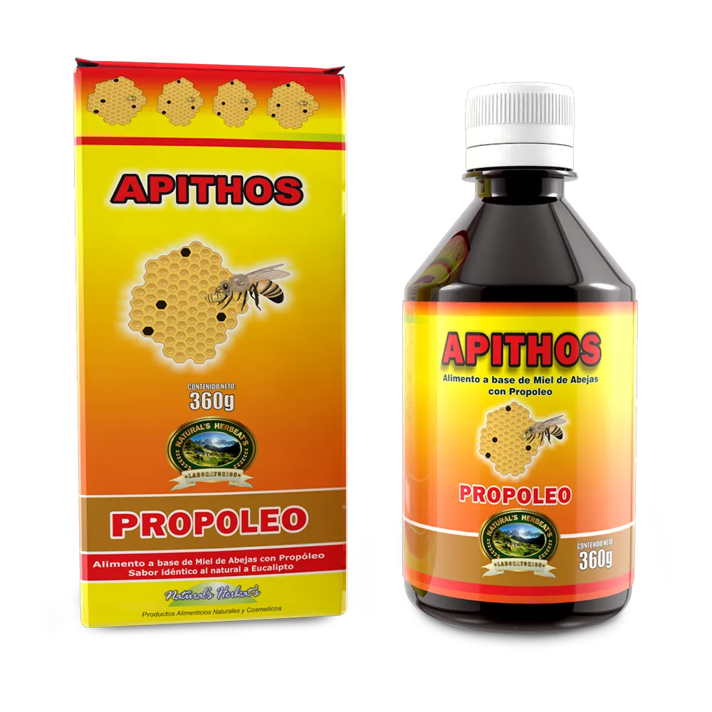 Apitos Propóleo Jarabe X100mL (Wira Wira mentó el Propóleo,Vitamina Miel de abeja,etc)