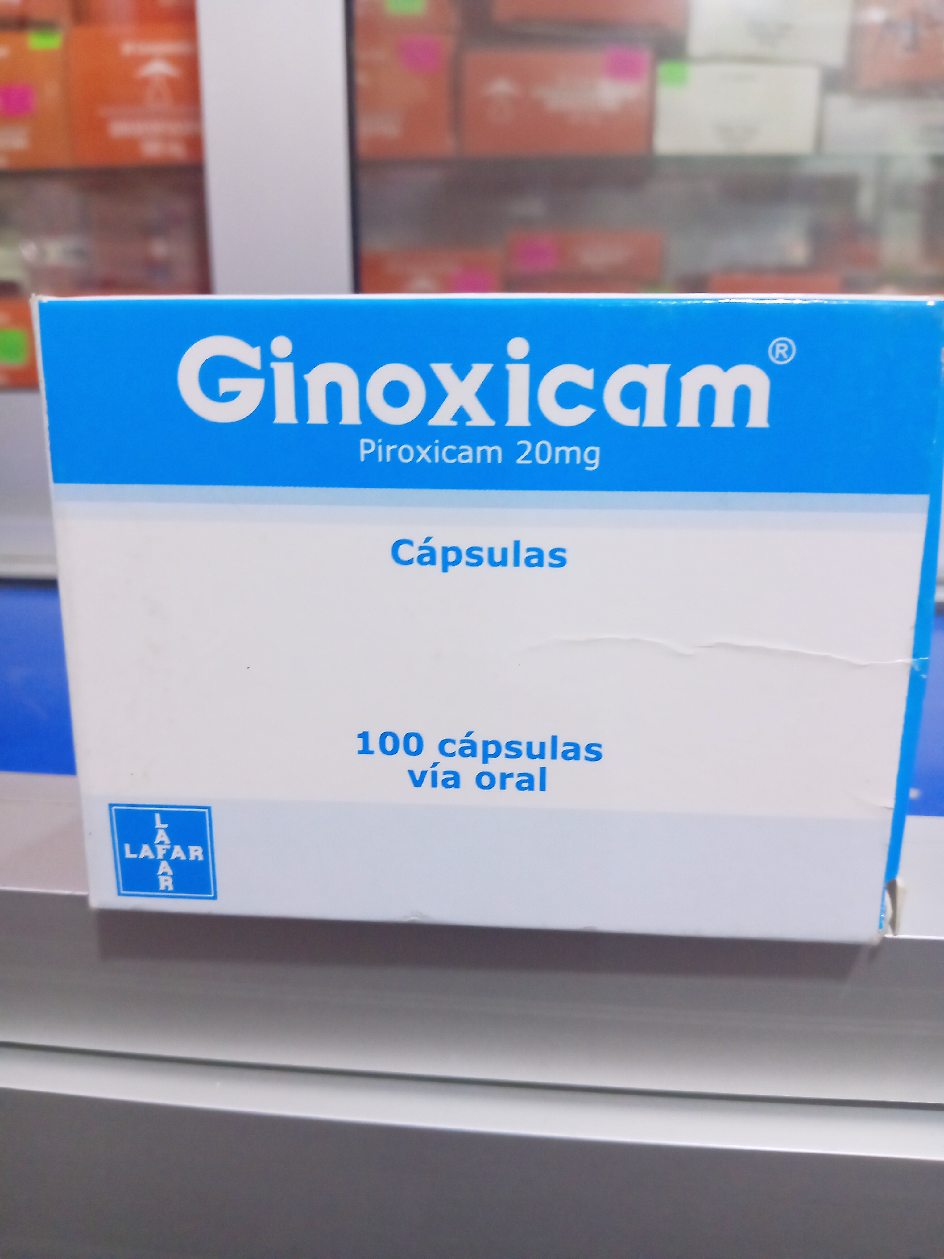 Ginoxicam X Capsula piroxicam 20 mg