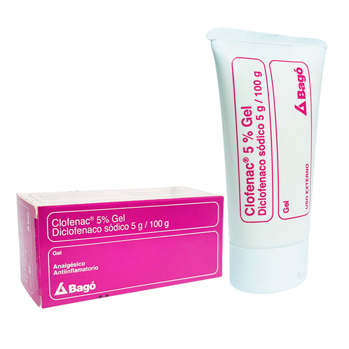 Clofenac 5% Gel X Tubo 50g Diclofenaco Sódico 5g/100g