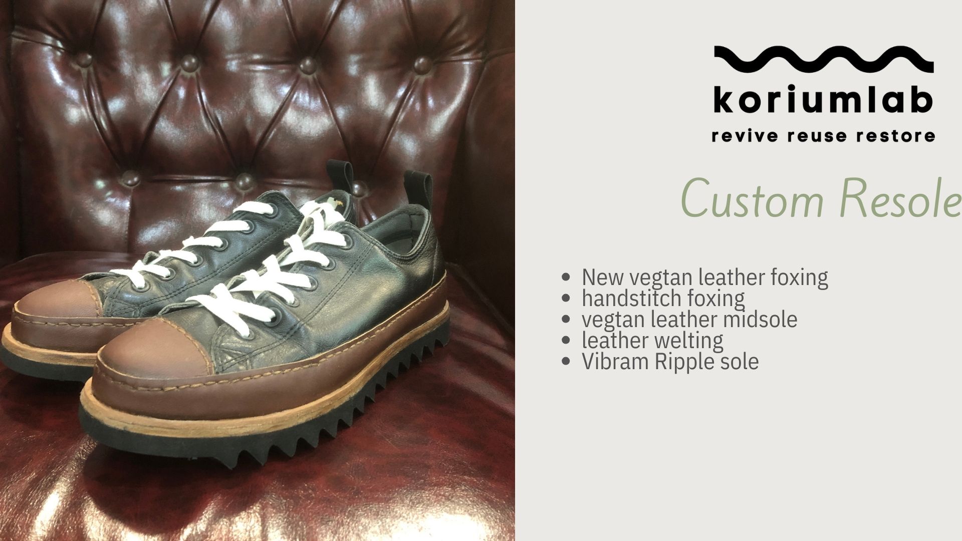 Custom Resoled Sneakers