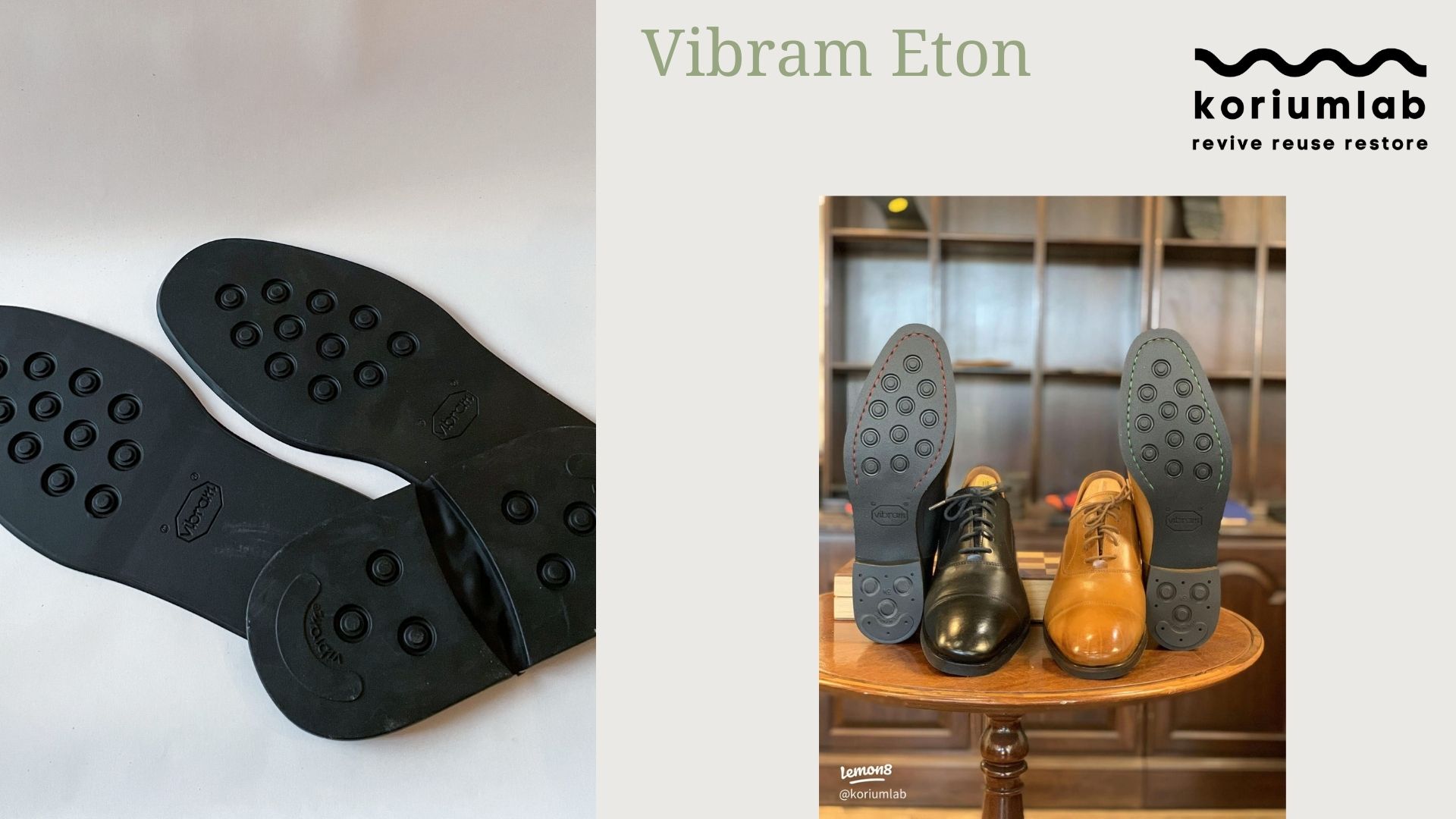 Vibram Eton Shoe Soles