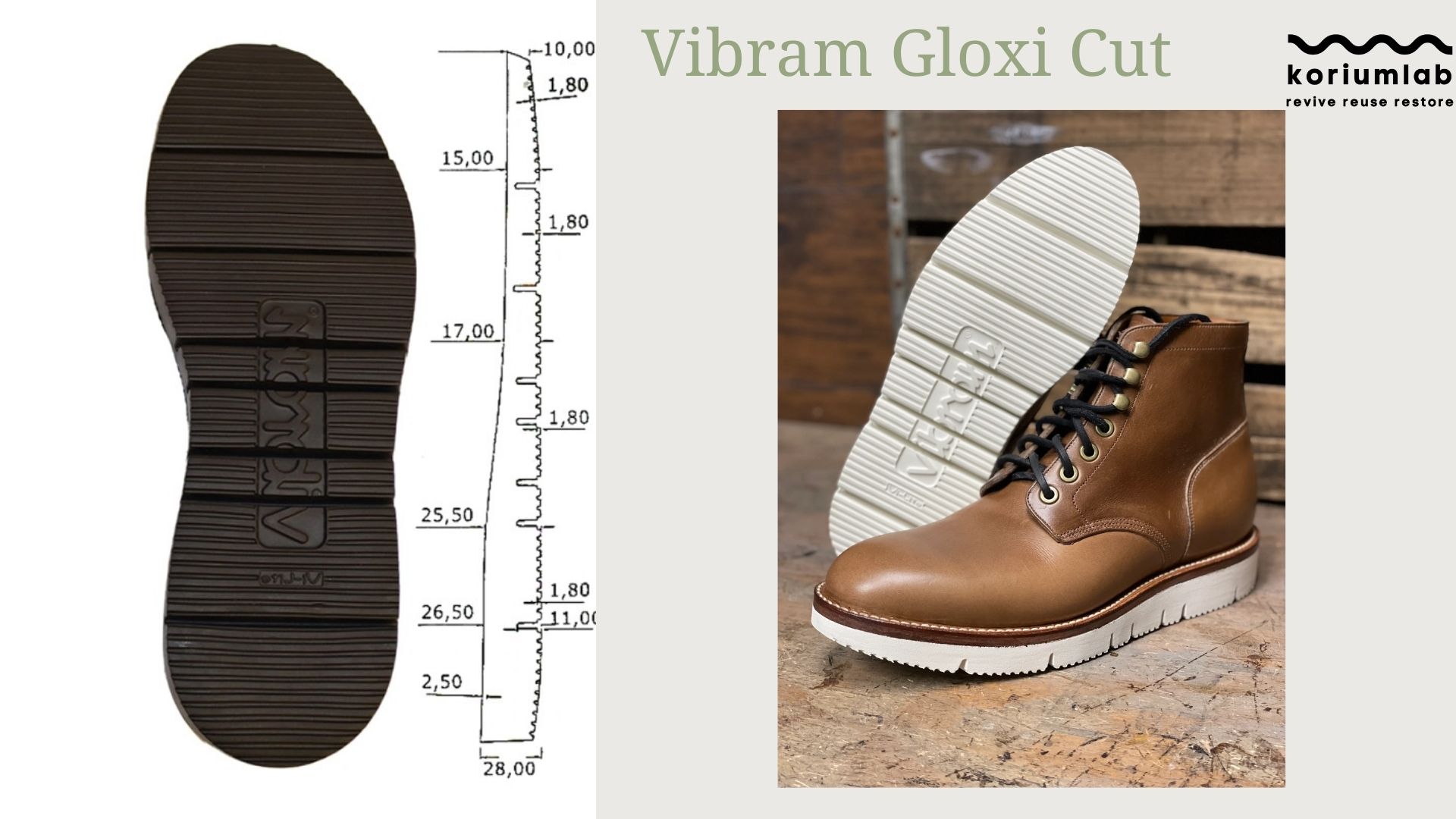 Vibram Gloxi Cut Sole