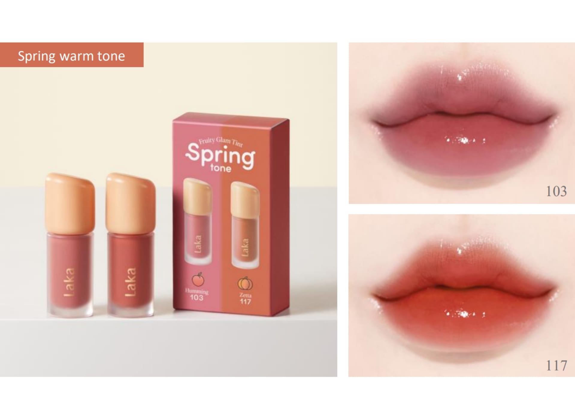 Laka - Fruity Glam Tint Mini Duo Special Sets