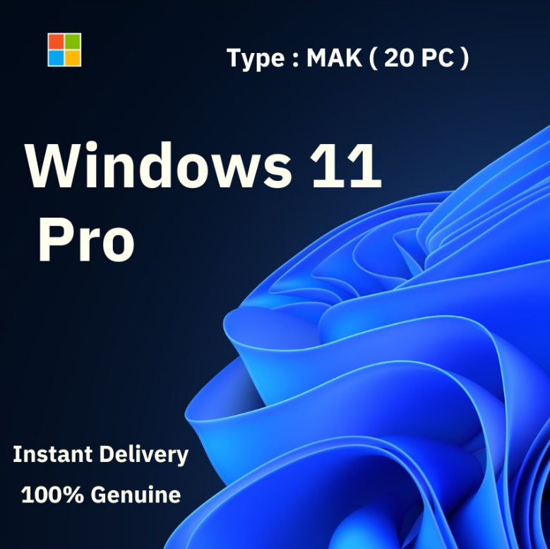 Windows 10/11 Pro MAK Key (20 PC)