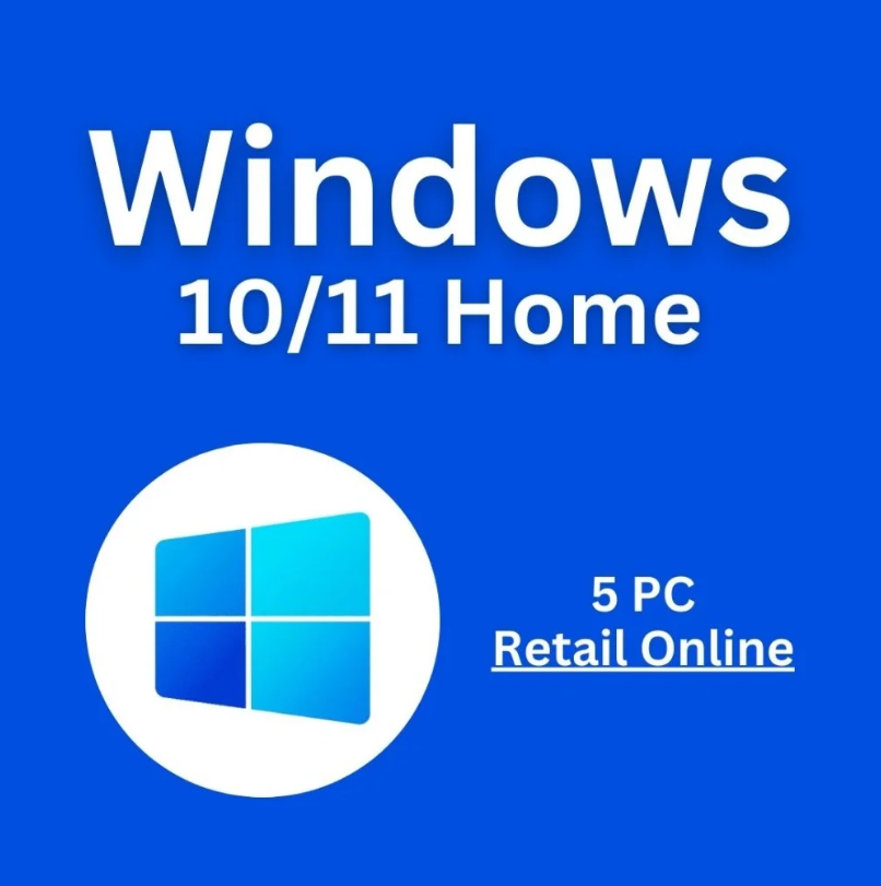 Windows 11/10 Home Retail Key (5 PC)
