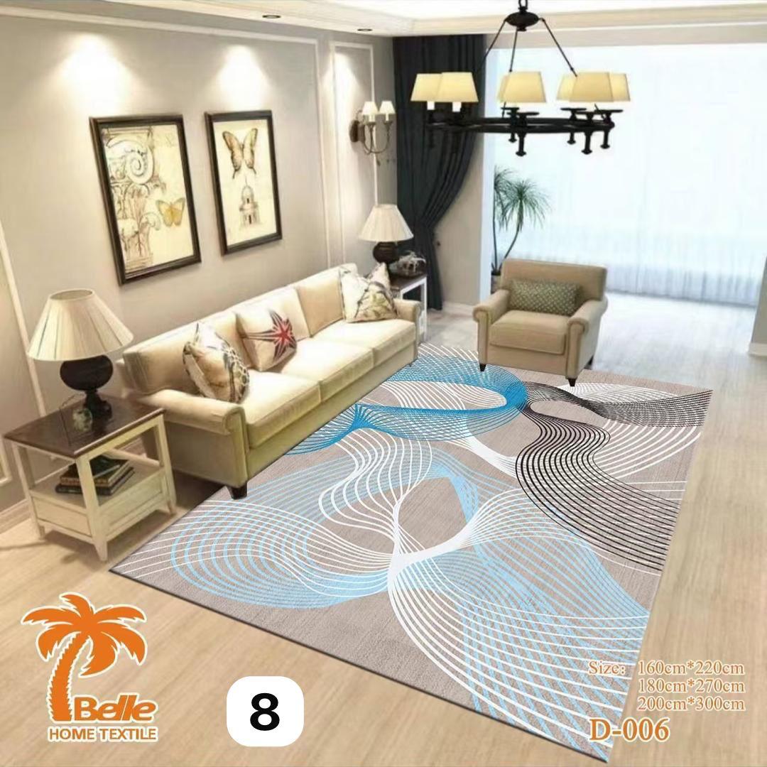 Tapis moderne à motifs abstraits