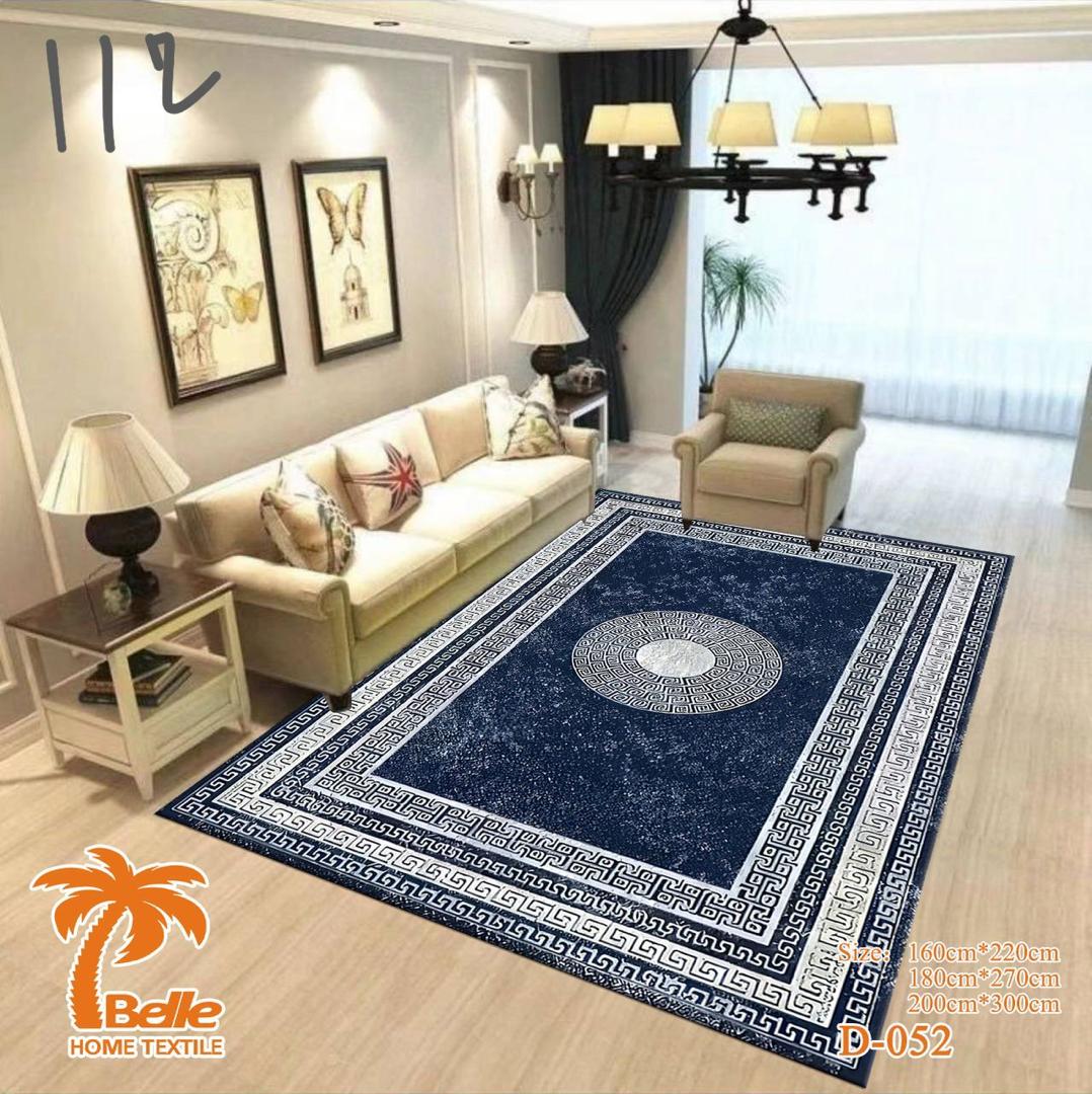 Tapis design bleu