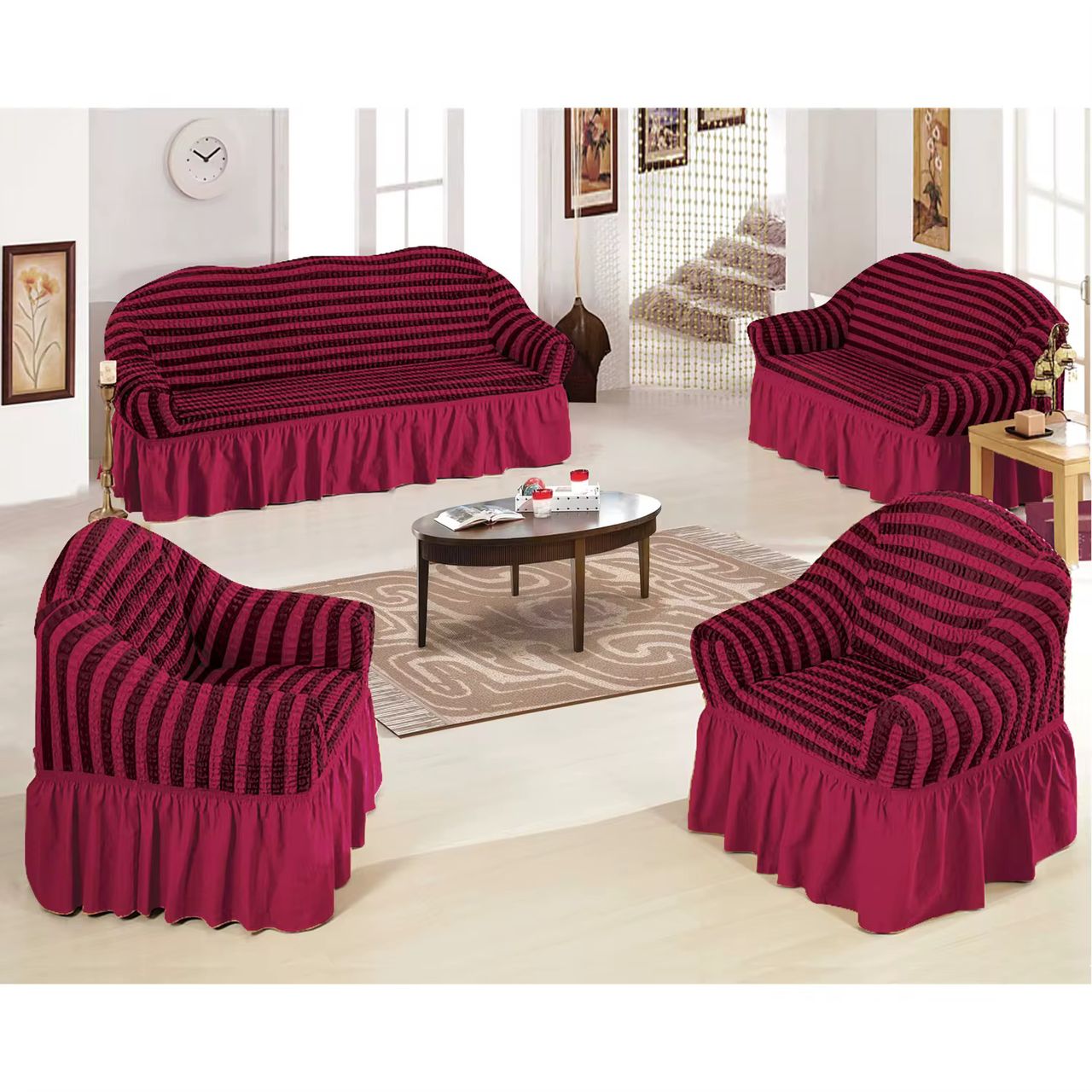 Ensemble de housses pour canapé