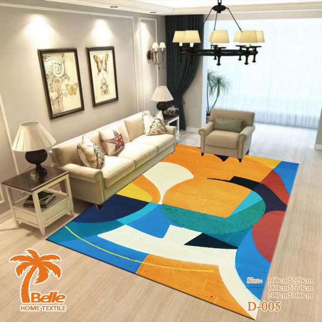 Tapis moderne multicolore premium