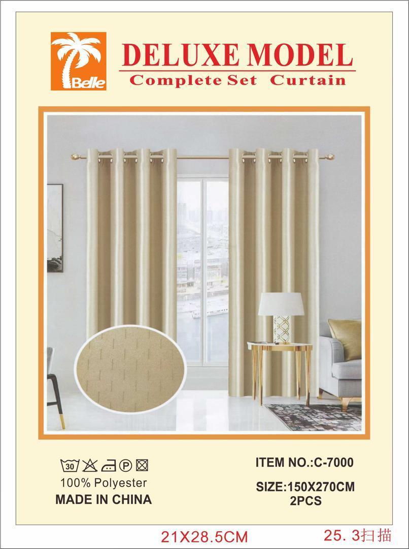 Rideaux Deluxe belge 1m50 largeur sur 2m70 longueur