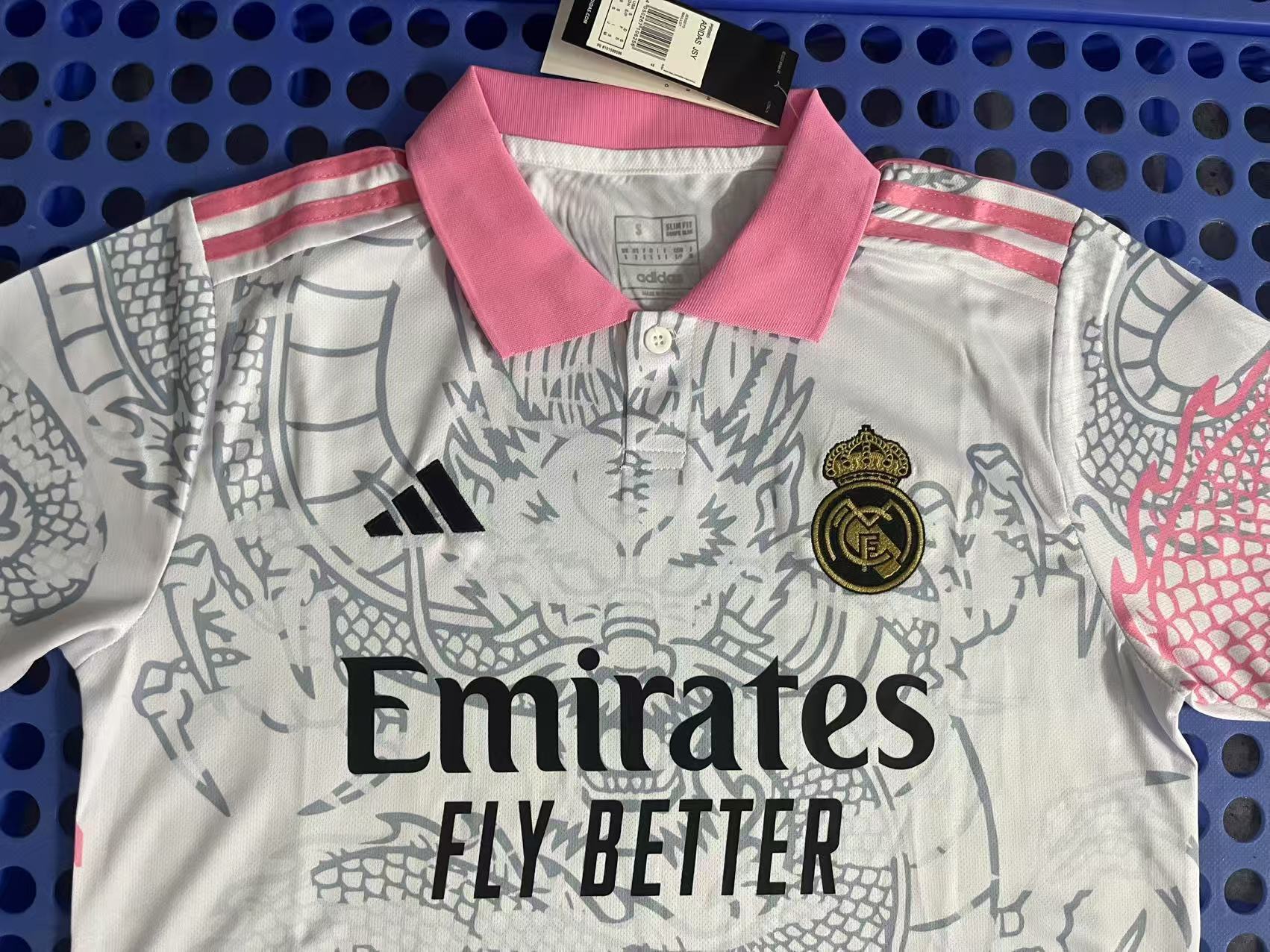 25/26 Real Madrid Dragon Edition Jersey Polo Pink