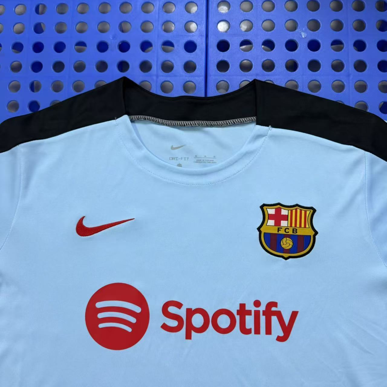 2023/24 FC Barcelona Light Blue Training Jersey