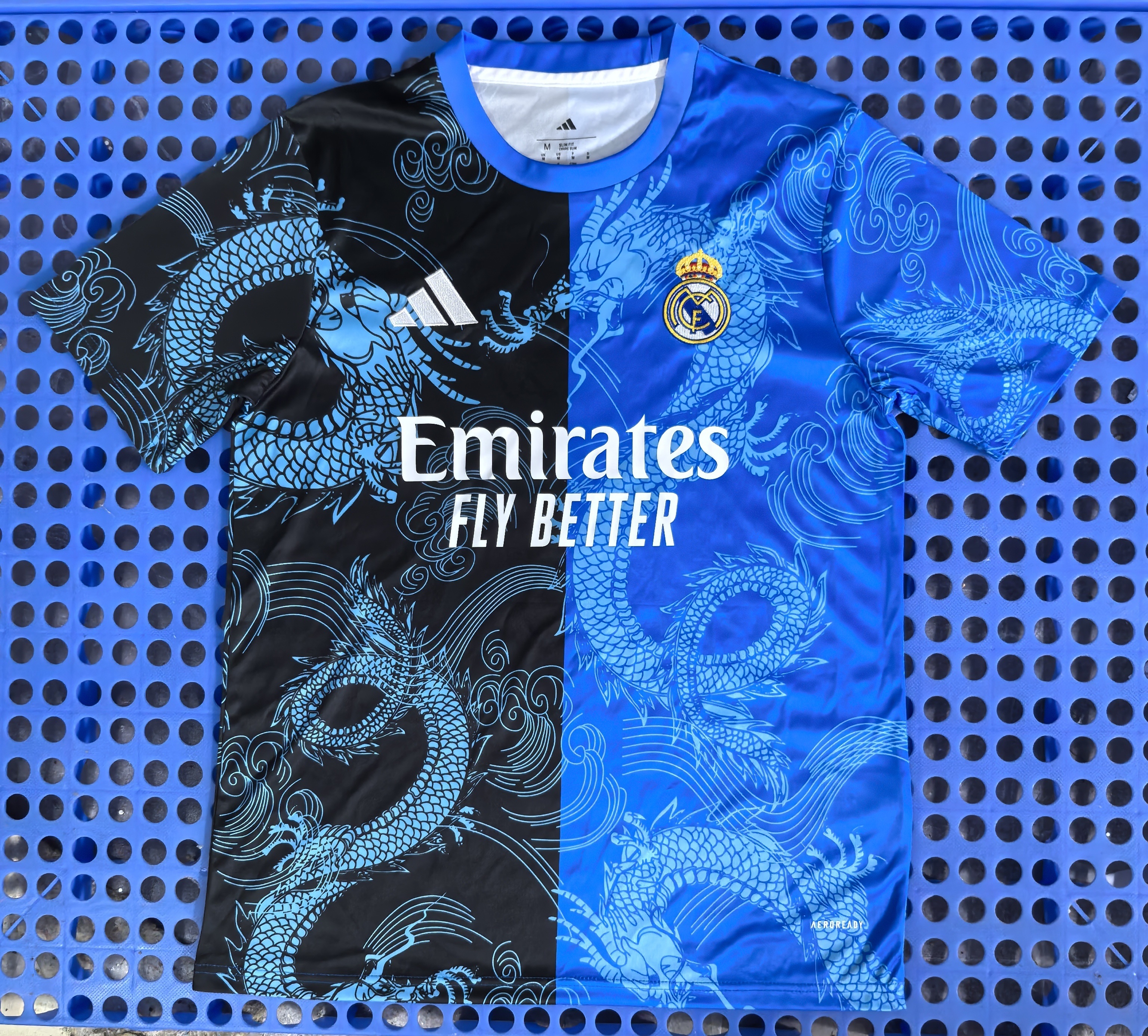 25/26 Real Madrid Blue and Black Special Edition Jersey
