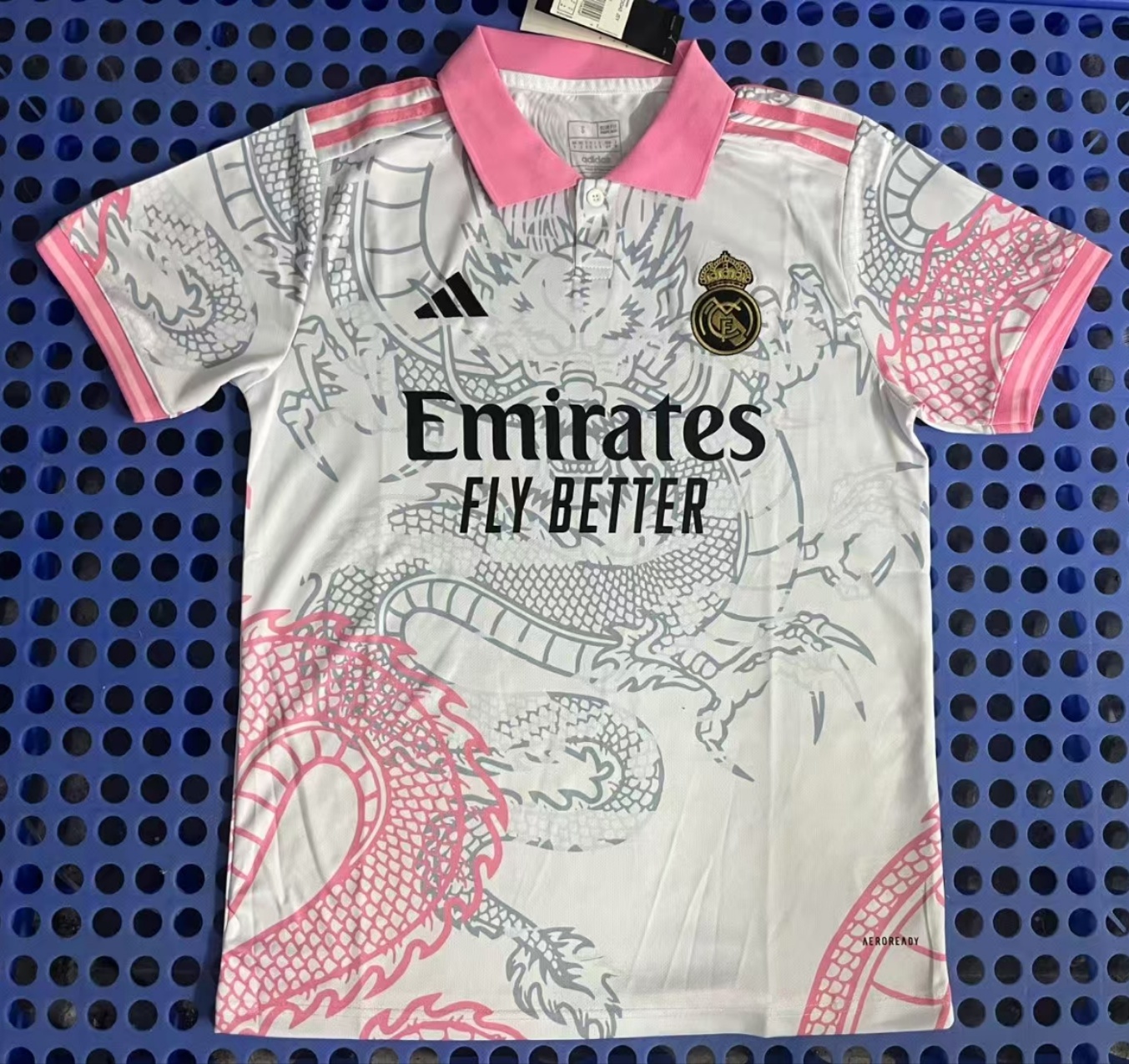 25/26 Real Madrid Dragon Edition Jersey Polo Pink