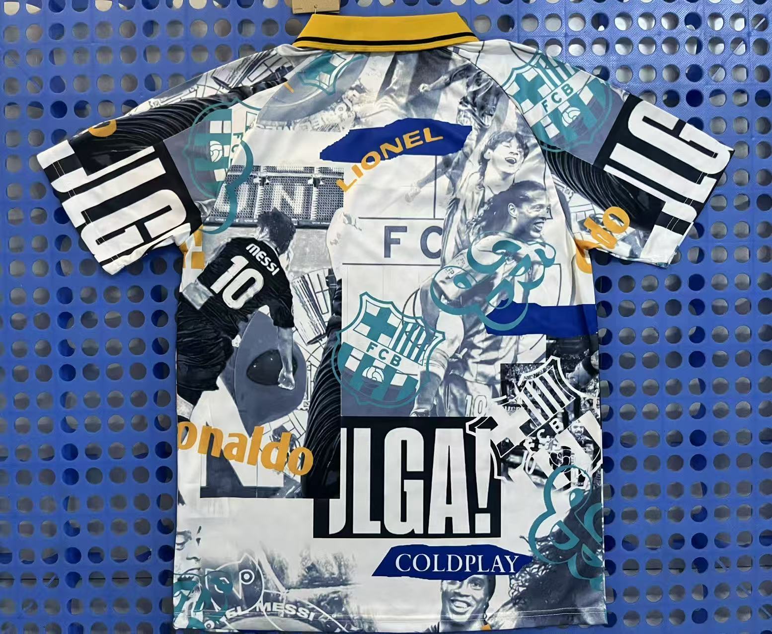 2025 Barcelona Graphic Print Football Jersey
